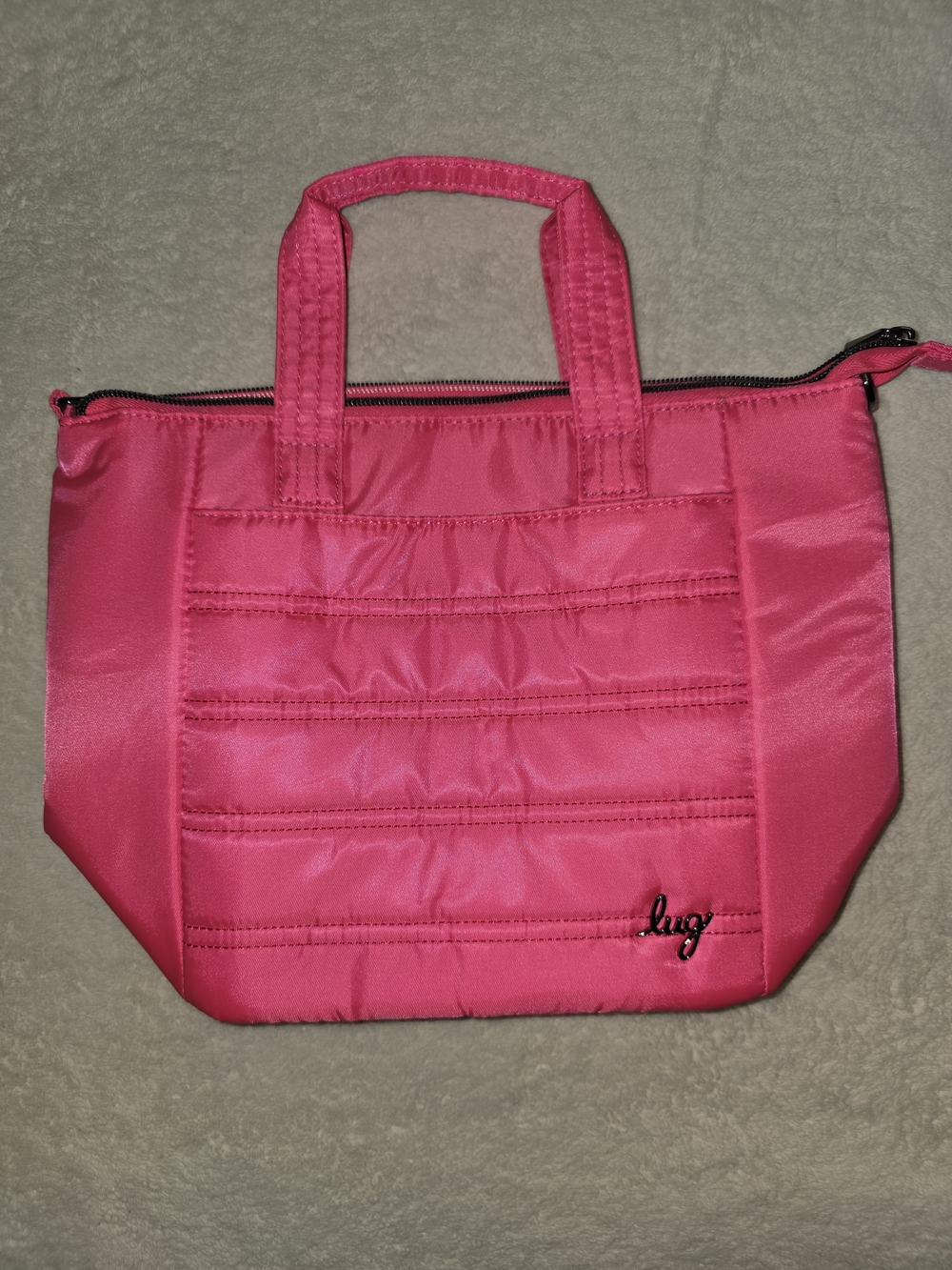 lug Hot Pink Quilted Tote